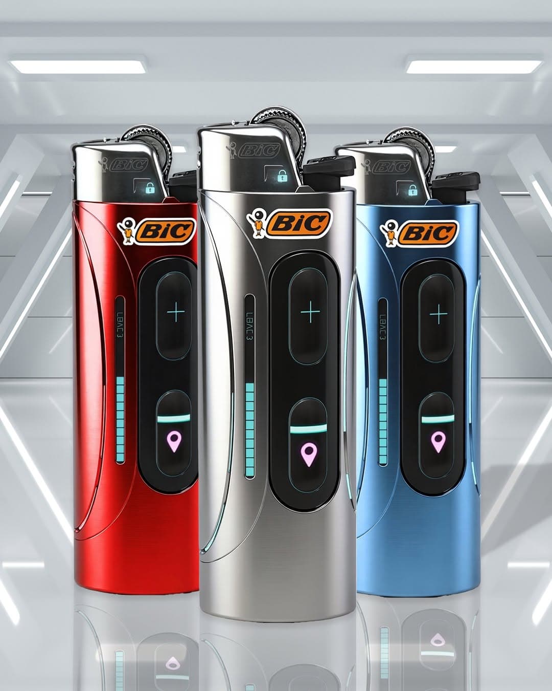 Gas lighters product showcase